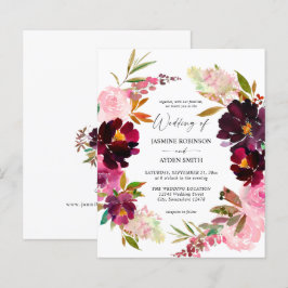 Pink-Orçamento- Blush Quente e Casamento Floral Pú