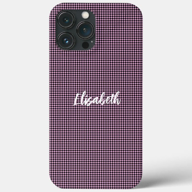 Pink Personalizado e Ponto Azul Mal Ali Capa de te (Verso)