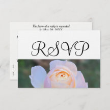 Pink Rose RSVP