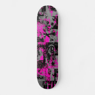 Pink Splatter Skateboard