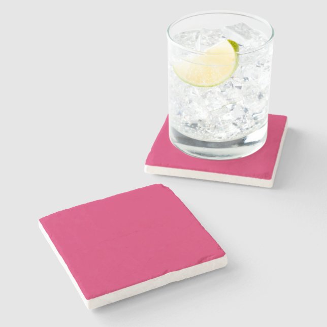 Pink Stone Coaster | Porta-copos Moderno Ousado (Lateral)