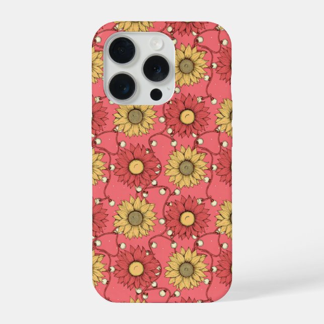 Pink Sunflowers Christmas (Verso)