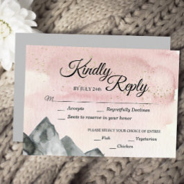 Pink Sunrise — Resposta à montanha — Escolha da re