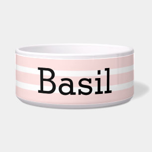 PINK - tigela de animais de companhia STRIPED