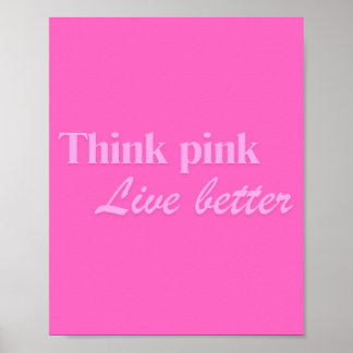 Pink Wall Poster Art