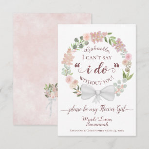 Pink Watercolor Floral Seja Minha Placa De Menina 