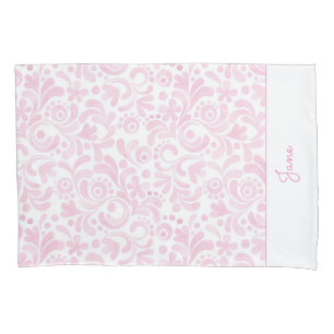 Pink Watercolor Patterno NAME Sweet Girl Decor