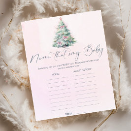 Pink Winter Nomeie aquele jogo de chá de fraldas d