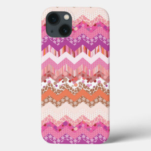 Pink zigzag background