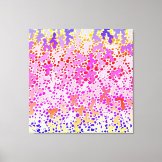 Pinky Doodle Stretch Canvas Print
