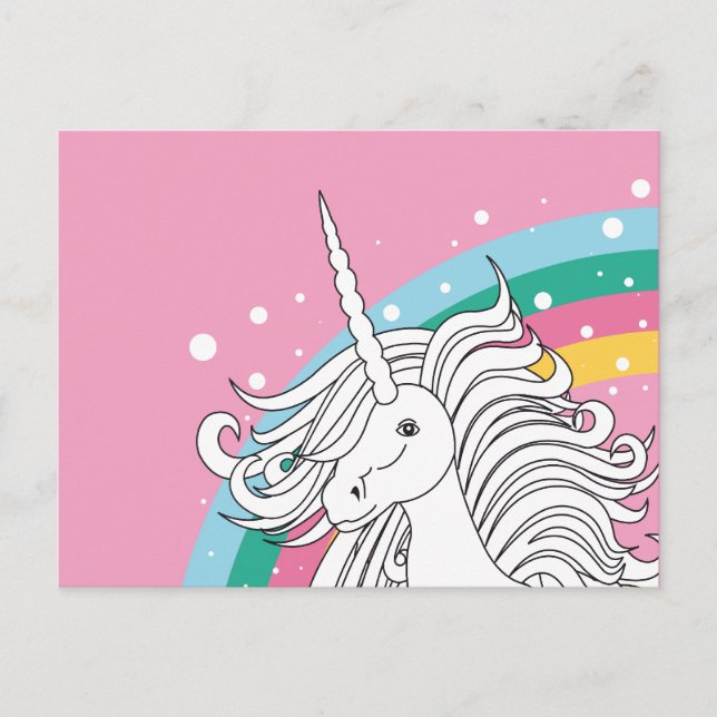 PINO DE CARTÃO POSTAL UNICORN (Frente)