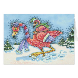 PINO DE NEVE PROFUNDO FLAMINGO, PLACA DE CARTÕES D