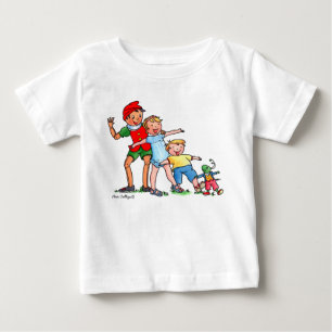 Pinocchio e amigos - t-shirt do bebê
