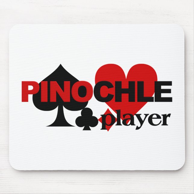Pinochle Player mousepad (Frente)