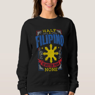 Pinoy Pride Camisa Half Filipino É Melhor Filipino