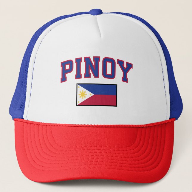 PinoyDesigns Pinoy Tagalog Filipinas Boné de Camin (Frente)