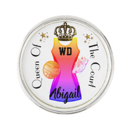 Pins Netball conhecido personalizado da posição do
