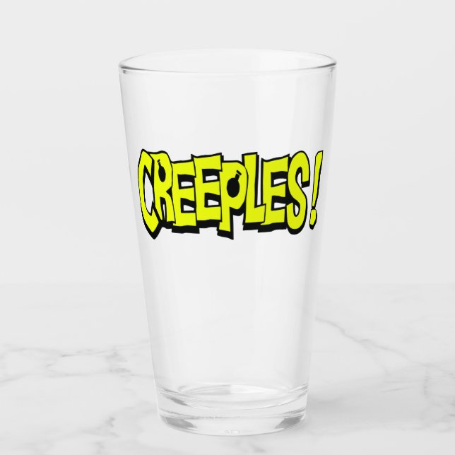 Pint Copo de bebida Creeples (Frente)