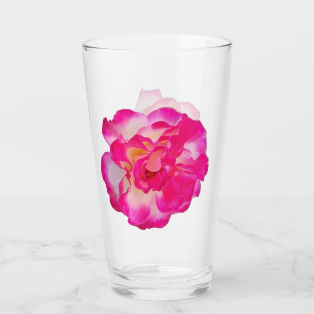Pint Copo de Bebida Rosa Vibrante (Verso)