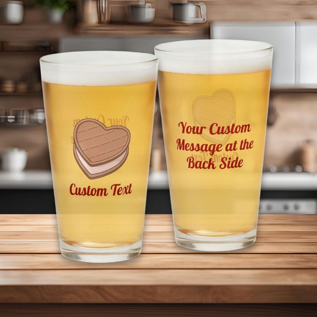 Pint Copo de Biscoito do Coração (Criador carregado)
