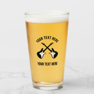 Pint Copo de cerveja personalizado com logotipo de guit