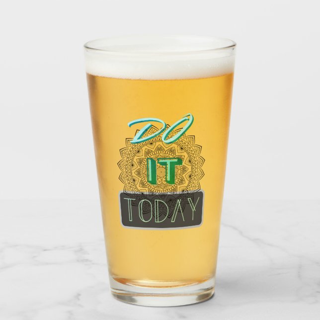 Pint Copo de vidro (Frente (Preenchido))