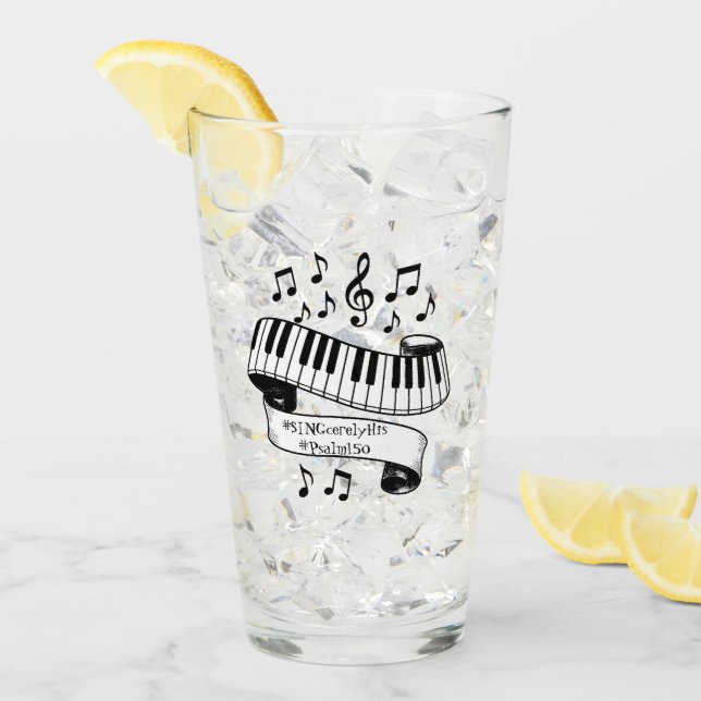 Pint Copo de vidro (Gelo frontal)