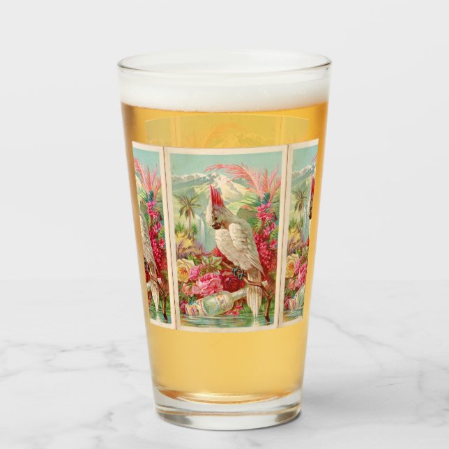 Pint Copo de vidro (Traseira (Preenchido))