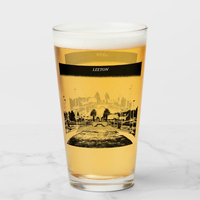 Pint Copo de vidro (Frente (Preenchido))