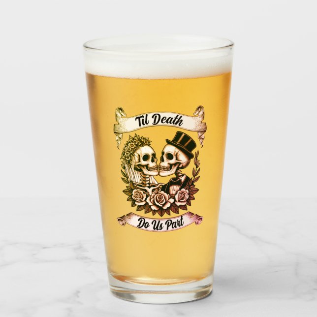 Pint Copo de vidro (Frente (Preenchido))