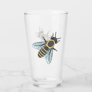 Pint Copo de Vidro - Abelha