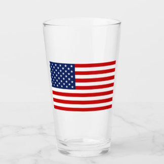 Pint Copo de Vidro Bandeira dos EUA 16 onças