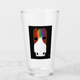 Pint Copo de vidro - Cavalo LGBTQ