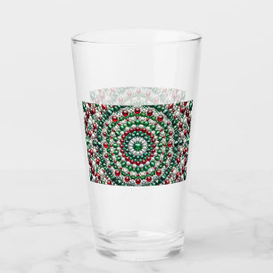 Pint Copo de vidro com cores italianas