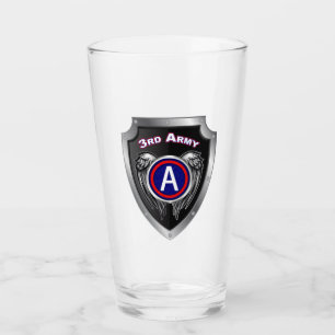 Pint Copo de Vidro com Escudo Especial do 3º Exército