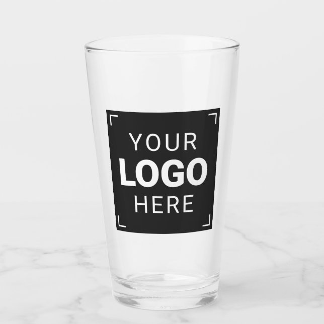 Pint Copo de Vidro com Logotipo (Frente)