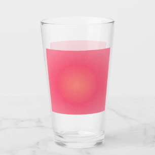 Pint Copo de Vidro de Gradação de Gradiente Rosa Esbran