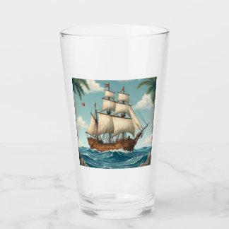 Pint copo de vidro explorador