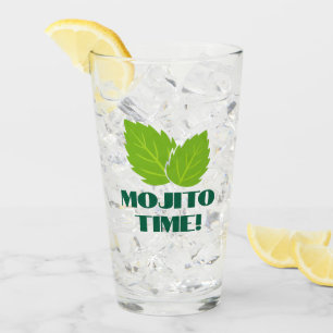 Pint Copo de vidro para coquetel Mojito com logotipo de