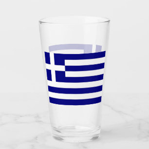 Pint Copo de vidro patriótico com a bandeira da piscin