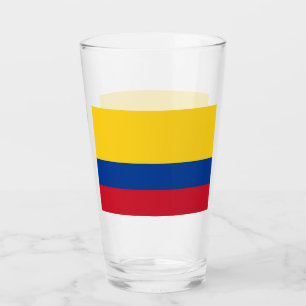 Pint Copo de vidro patriótico com a bandeira de