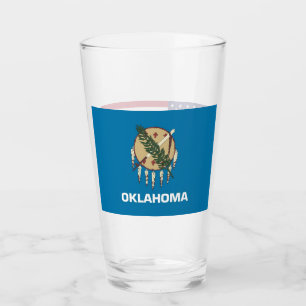 Pint Copo de vidro patriótico com a bandeira de