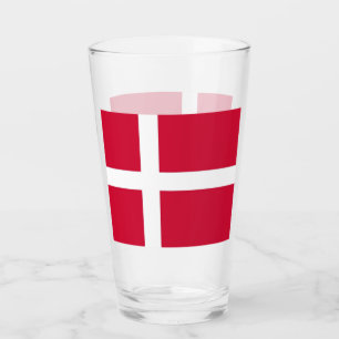 Pint Copo de vidro patriótico com a bandeira de