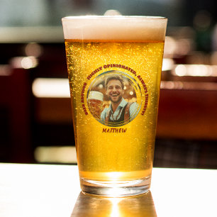 Pint Copo de Vidro Personalizado do Conselheiro de Cerv