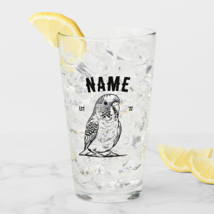 Pint Copo de Vidro Personalizado para Periquito   Prese