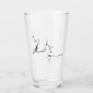 Pint Copo de Vidro Rachado