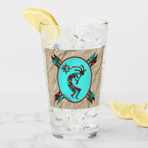 Pint Copo de Vidro Southwest Kokopelli