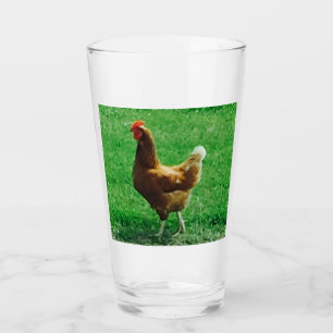 Pint Copo de Vidro Verde Castanho