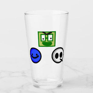 Pint F "Bros" Copo de vidro