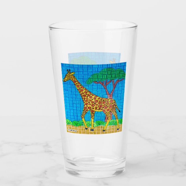 Pint Girafa - Copo de Vidro (Frente)